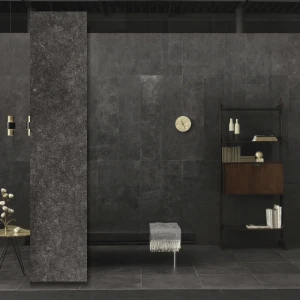 Płytka Gresowa Silk Stone Black Chiffon 120x30x0,6 cm