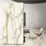Marble Lab Calacatta Elite matinės porcelianinės plytelės 60X30x08cm