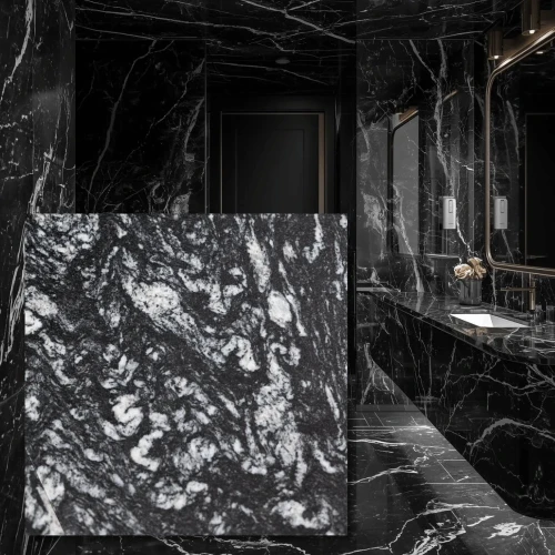 Płytka granitowa Forest Black Polerowana 80x80x2 cm