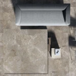 Royal Stone Palladium Pilka akmens masės plytelė 100x100x0,6 cm