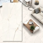 Karališkasis Calacatta porcelianinis keramikos dirbinys poliruotas 120x60x1 cm