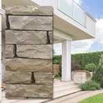 Tandur Yellow Limestone Natūralus fasado akmuo t/h 7x30x2 cm