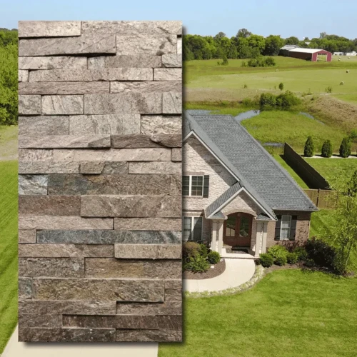 Kamień elewacyjny-dekoracyjny kwarcytowy Copper 7x50 cm PRZEDSPRZEDAŻ!