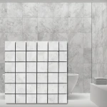 Dekoratyvinis akmuo Royal White Marble Mosaic 30,5x30,5x1 cm IŠANKSTINIS PARDAVIMAS!