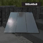 Kalkakmenis Kadappa Black Palisada Bordiūras 100x40x8 cm