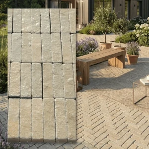 Kamień Wapień Tandur Yellow Limestone Bębnowany 5x20x5 cm PRZEDSPRZEDAŻ!