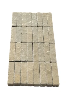 Kamień Wapień Tandur Yellow Limestone Bębnowany 5x20x5 cm PRZEDSPRZEDAŻ!