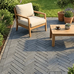 Kamień Wapień Kadappa Black Limestone Bębnowany 5x20x5 cm PRZEDSPRZEDAŻ!