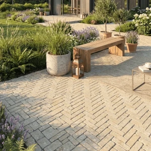 Kamień Wapień Tandur Yellow Limestone Bębnowany 5x20x5 cm