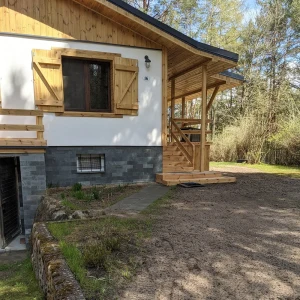 Kamień elewacyjny-dekoracyjny Łupek Black Slate Naturalny 30x60x1 cm