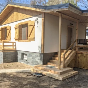 Kamień elewacyjny-dekoracyjny Łupek Black Slate Naturalny 30x60x1 cm