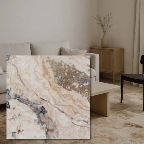 Trawertyn Philadelphia Niewypełniony Szlif Bębnowany 20,3x20,3x1,2 cm