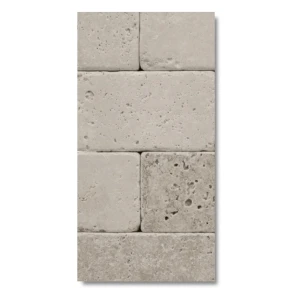 Trawertyn Light Bębnowany 10x30,5x1 cm