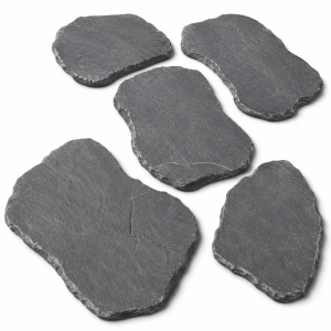 Akmuo takams | Kadappa Black Limestone Natūralios sodo plytelės t/h 40x60 2-4 cm