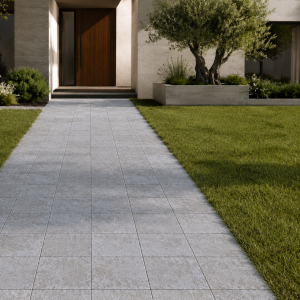 Plytelė Tandur Grey Limestone Pusiau poliruota Smulkinta 20x20x1,5 cm
