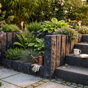 Sodo Palisade Split G690 Basalt Black 33x10x10 cm