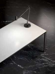 Spiek kwarcowy 6mm Grande Marazzi Elegant Black Matt 320x160x0,6 cm