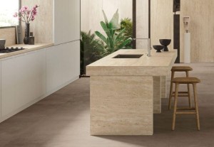 Spiek kwarcowy 12mm Travertino Sand 324x162 cm