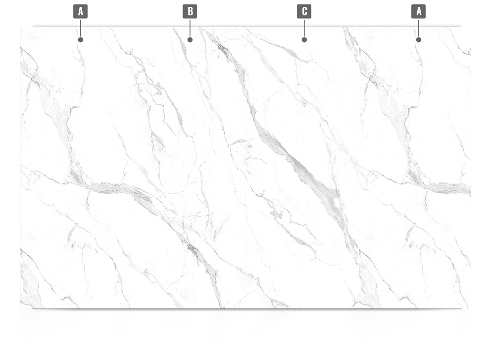 Wzór Carrara na całej ścianie